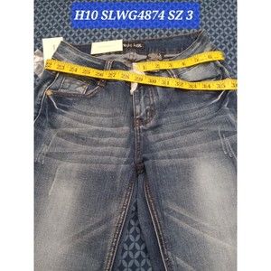 SL JEANS, STRETCH DENIM BLUE WAIST 29iN , H10 SLWG4874 SZ 3, SKINNY JEANS